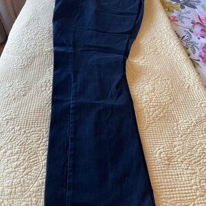 NYDJ Marilyn 16w blue straight jeans with flex technology .